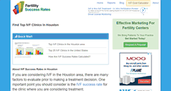 Desktop Screenshot of houston.fertilitysuccessrates.com